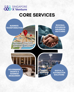 Dịch vụ cốt lõi Singapore X Venture